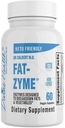 Dr. Colbert's Keto Zone Fat-Zyme - Ketogenic Digestive Enzymes - HIgh Lipase - Vegan & Vegetarian Enzyme - Alimentazione di 30 giorni - Contiene alte quantità di enzimi che abbattere verdura e grassi