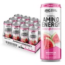 Bevanda d'idratazione scintillante dell'energia dell'aminoacidi dell'ottimo Nutrition, elettroliti, caffeina, aminoacidi, BCAAs, senza zucchero, anguria, 12 Fl Oz, 12 Pack (Vario di maggio di imballaggio)