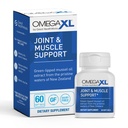 Integratore di supporto congiunto OmegaXL, per il sollievo - Supporto muscolare naturale, Olio di Musella verde, Pillole di Gel Morbido, Senza Droga, 60 Conte
