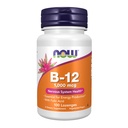 NOW Integratori, Vitamina B-12 1.000 mcg con Acido Folico, Salute del Sistema Nervoso*, 100 Lozenges Chewable