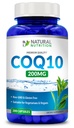 Vitamina naturale Generico Coq10 200mg, 200 capsule, Assorbimento rapido - Gluten Free & Non-GMO