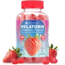 Melatonin Gummies - 10 mg Strawberry aromatizzato Integratore alimentare per aiutare a dormire - 150 Vegan Gummies