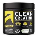 Polvere di monoidrato della creatina pulita dell'ascesa - 5G per il servizio, supplemento di Creapure - non aromatizzato, 45 porzioni