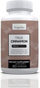 True Cinnamon Supplement, Sri Lanka Organic Ceylon Cinnamon Capsules, Vera Cinnamon Verum Bark, Sugar-Free - 60 Veggie Capsule