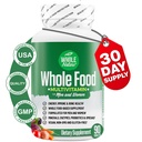 Multivitaminico alimentare per gli uomini e le donne completano le vitamine del giorno Superfood Plus minerali enzimi digestivi, probiotici e Omega. A base di piante Multi Vitamina, Non OGM (1)