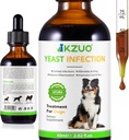 Trattamento naturale dell'infezione del lievito per i cani - Efficace Trattamento dell'infezione dell'orecchio del cane & Allergy Relief, riduce l'infiammazione, allevia il prurito, combatte le infezioni, migliora il cappotto e la pelle