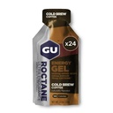 G Energy Roctane Ultra Endurance Energy Gel, Vegan, Gluten-Free, Kosher e Dairy-Free On-The-Go Nutrizione sportiva per la corsa, Biking, Escursionismo o Sci, Cold Brew 2X Caffeine (24 pacchetti)