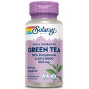 SOLARAY Garantito Potency Green Tea Leaf Extract Double Strength, Veg Cap (Btl-Plastic) 500mg | 30ct