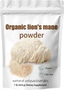 Polvere di funghi del mushroom del leone organico- leoni polvere di supplemento del mushroom