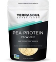 Terrasoul Superfoods Organic Pea Protein, 1.5 Lbs - European Sourced | Unflavored | Texture liscia