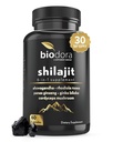 Integratore Shilajit 6-in-1 300mg, Integratore di supporto Mood e Energy con 60mg Pure Ashwagandha, Rhodiola Rosea Panax Ginseng per Supporto Immune, Memoria e Focus, 85+ Minerali Trace, 60 Capsule