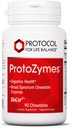 PROTOCOLLO PER LA VITA BALANCE Protozimi - Enzimi digestivi per la rottura dei nutrienti - Support Digestive Health - Aid Lactose Breakdown - Vegan & Kosher - 90 Chewables