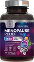Menopausa Supplementi per le donne con Dong Quai, Chaste Berry, Black Cohosh, 8 miliardi di CFU Probiotici - Hot Flash Night Sweats & Menopause Relief Probiotic per Vaginal, Salute Digestiva - 120 capsule