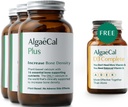 ALGAECAL Plus Bundle - Vitamina D3 Complete & Red Algae Calcium con 16 Nutrienti Sostenibili, Clinicamente Supportato per Aumentare la Densità Bone & Boost Immune System