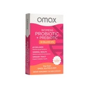 Omax Salute Prebiotici e Probiotici Complesso per le donne, pH Balance, Vag Salute, Tratto urinario, Prevenzione Yeast & BV, Lactobacillus & Bifidobacterium | Vegan, Organico, Gluten Free | 30 Vege-Capsules