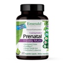 EMERALD LABS Prenatal 1-Daily Multi - Multivitamina Prenatale con Folato Metilato, Ferro da stiro, Miscela Tutto-Fod & More - Soia-Free, Gluten-Free - 60 Capsule Vegetali