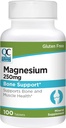Qualità Scelta Magnesio Ossido 250 mg Compresse, Gluten Free Dietary Mineral Supplemento per il cuore del muscolo, Bone e Nerve Health Support, 100 Conte Bottiglie