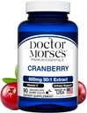 Pillole di supplemento di mirtillo per le donne e gli uomini, resistenza 30000mg, supporto del tratto urinario con vitamina C, fatto in FDA-Registered, NSF-Certified Facility, supporto sanitario generale, 90 capsule