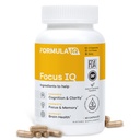 Formula IQ - Focus IQ - Integratori di cervello per memoria e messa a fuoco - Integratori di memoria - Supporto cognitivo - 60 capsule