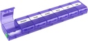 EZY DOSE Settimanale (7-giorno) Caso di pillola, Medicina Planner, Vitamin Organizer Box, X-Large Locking Compartments per Secure Prescription Medication e Prevent Accidental Spilling, Colore May Vary