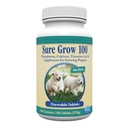 PetAg Sure Grow 100 - Promuove lo sviluppo ottimale del Bone in Puppies Otto Settimane e Più Vecchio - con calcio, fosforo e vitamine A & D - 100 Compresse masticabili