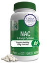 Salute Thru Nutrition NAC N-Acetyl-Cysteine 600mg 120 capsule | Vegan Certified | Il Purest NAC Supplemento | Supporta le funzioni di fegato polmonare sano e la salute cellulare | Soia non OGM & Gluten Free