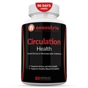 Integratore di salute della circolazione sanguigna per la salute della vena e la salute dell'arte - L-Arginina, radice di zenzero, Hawthorn & Diosmin Integratore cardiovascolare - Integratori di circolazione naturale - 90 capsule di Neonutrix
