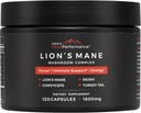 MEN'S PeakPerformance Lion's Mane Mushroom Supplement Capsules with Reishi, Cordyceps, Turkey Tail – Brain Nootropic for Memory, Focus, Natural Energy, & Immune Support Supplement (120 Capsule)