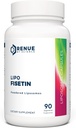 Renue By Science Fisetin | 90 Integratori Liposomal Fisetin - 150 mg Fisetin per Serving | Integratori senolitici | Formula biodisponibile per l'assorbimento aumentato | Non-OGM & Made in the USA