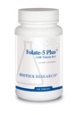Biotics Research Folate 5 Plus High Potency Folate con B12, supporto metilico, 5 Milligram Natural and Whole Food Form of Folate, 18mcg B12, nutrizione di gravidanza, supporto energetico, pelle sana, 120 schede