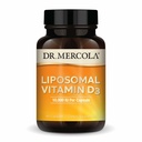 Dr. Mercola Liposomal Vitamin D3 - Supporta Cuore, Salute Bone & Immune - 10.000 UI Per Serve - Non OGM, Soia Free & Gluten Free - 90 Capsule (90 Serve)