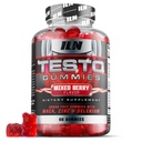 Iron Labs Nutrition Testo Gummies for Men (60 Gummies) - Booster ad alta resistenza per gli uomini - Mixed Berry Flavor - Caratteristiche Maca, Ginseng, Zinc and Selenium - Sugar Free & Vegan Adatto