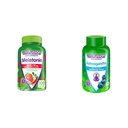 Vitafusion Max Strength Melatonin Gummy Supplements, 100 Conte Ashwagandha Gummies, 60 Conte