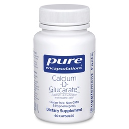 Calcium-D-Glucarate | Supplemento al supporto della salute cellulare nel fegato, polmoni, seno e colon* | 60 capsule