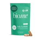Sinbiotici 3-in-1 Prebiotici, Probiotici & Postbiotici per la salute digestiva, Gut Health, Supporto immunitario & Bloating Relief per gli uomini e le donne - 50 miliardi di CFU Per Serving - Vegan, 60 capsule (30 Serve)