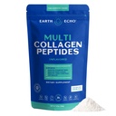 Peptidi multi collagene dell'eco della terra, collagene idrolizzato con vitamina C e acido ialuronico, supporta la pelle radiante, articolazioni sane, salute del fegato e funzione immunitaria, Dairy-Free, 26 Serve