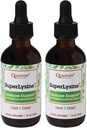 Quantum Super Lysine+ Liquid Extract 2 fl oz (59 ml) Liquido (Pack of 2)