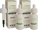Chloroglow Liquid Chlorophyll Oxygen Drops 3000mg | Metabolism Supplement | Supporto immunitario | Natural Detox |Altitude Sickness Aid | Body Deodorizer 30ml (Pack of 2)