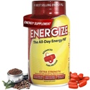 Energizzare Pillole di caffeina ad alta resistenza, Pillola di energia a lunga durata ad azione rapida con Caffeina a rilascio prolungato di tempo, Supporto di Clarity & Energy per uomini e donne, No Jitters, No Crash (60 compresse)