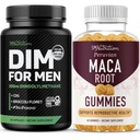 SMNutrition Maca Root Gummies & 300mg DIM Supplemento per gli uomini per il supporto di testosterone e prestazioni | Invigorating Maca Gummies Complex (30 Serve) con DIM Complex per gli uomini (60 Serve)