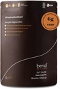 Bend Beauty Gut Glow | Daily Prebiotic Fiber Supplement Powder w/Tremella Mushroom Exract | Digestive Gut Health | 6g di fibra solubile per porzione | 100% organico, vegano, zucchero filato libero | non aromatizzato