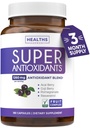 Super antiossidanti supplemento per le donne & uomini - Erboristeria ad alta potenza & Frutta di miscela con Acai, Goji, Melograno, Elderberry & Resveratrolo per la cura della pelle & supporto immunitario - Vegan & Non-GMO - 180 capsule
