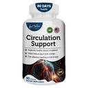 Integratore di supporto per la circolazione sanguigna per le arterie e le vene Pillole cardiovascolari naturali con L-Arginina, Ginger Root- promuove il flusso sanguigno sano e la salute del cuore- 90 capsule
