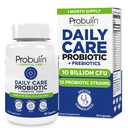 Probulin Daily Care Probiotic Supplemento, Digestivo, Gut e Immune Health Support Capsule per Uomini e Donne, 10 miliardi di CFU, Vegan, 30 Conte Bottiglia