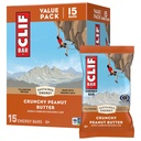 CLIF BAR - Energy Protein Bars - Crunchy Peanut Butter - Realizzato con avena biologica - Energy Bars - Non-GMO - (15 Pack)
