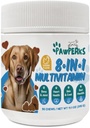 8-in-1 Cane Multivitamina – Glucosamina per la salute comune, Probiotici & Enzimi digestivi – Integratore Grain-Free per la pelle, Cappotto & Supporto Immune – Pollo Flavor – 90 Chews