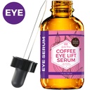 Leven Rose Coffee Oil siero di caffeina per gli occhi 1 oz - Anti-invecchiamento organico sotto siero degli occhi per le borse sotto gli occhi
