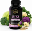 Supplemento DIM con estratto di Broccoli e BioPerine - Supporto naturale per l'equilibrio dell'ormone per le donne e gli uomini - Estrogen Balance - Menopause, Acne - 60 capsule vegetariane con calcio D-Glucarate