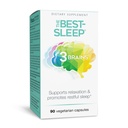 Fattori naturali 3 Cervelli, Il Best-Sleep, Supporta Rilassamento e sonno riposante, Vegan, 90 capsule