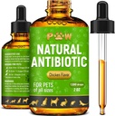 Antibiotici per cani con sapore di pollo | Сat Antibiotici per infezione, UTIs, Allergies, Runny Nose | Supporto digestivo | Diverse razze ed età | Mirtillo nella composizione | 2 Oz